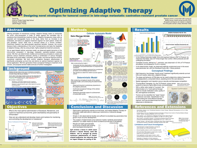 Adaptive Therapy Research Poster.